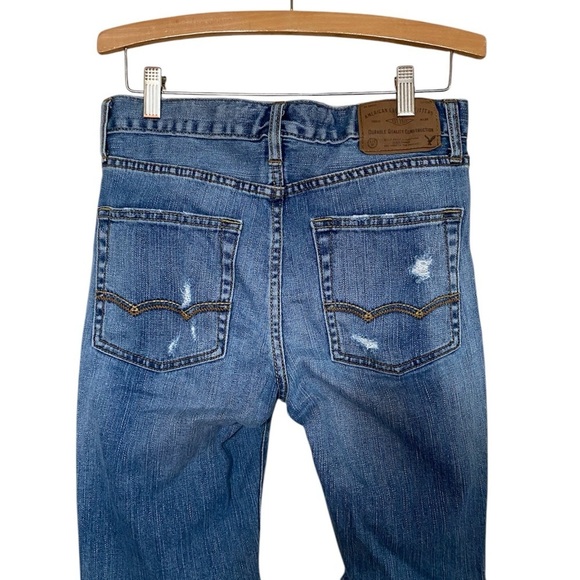 American Eagle Outfitters Blue Shorts Distressed - Picture 2 of 4